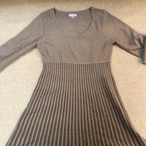 Calvin Klein Tan Knit Dress